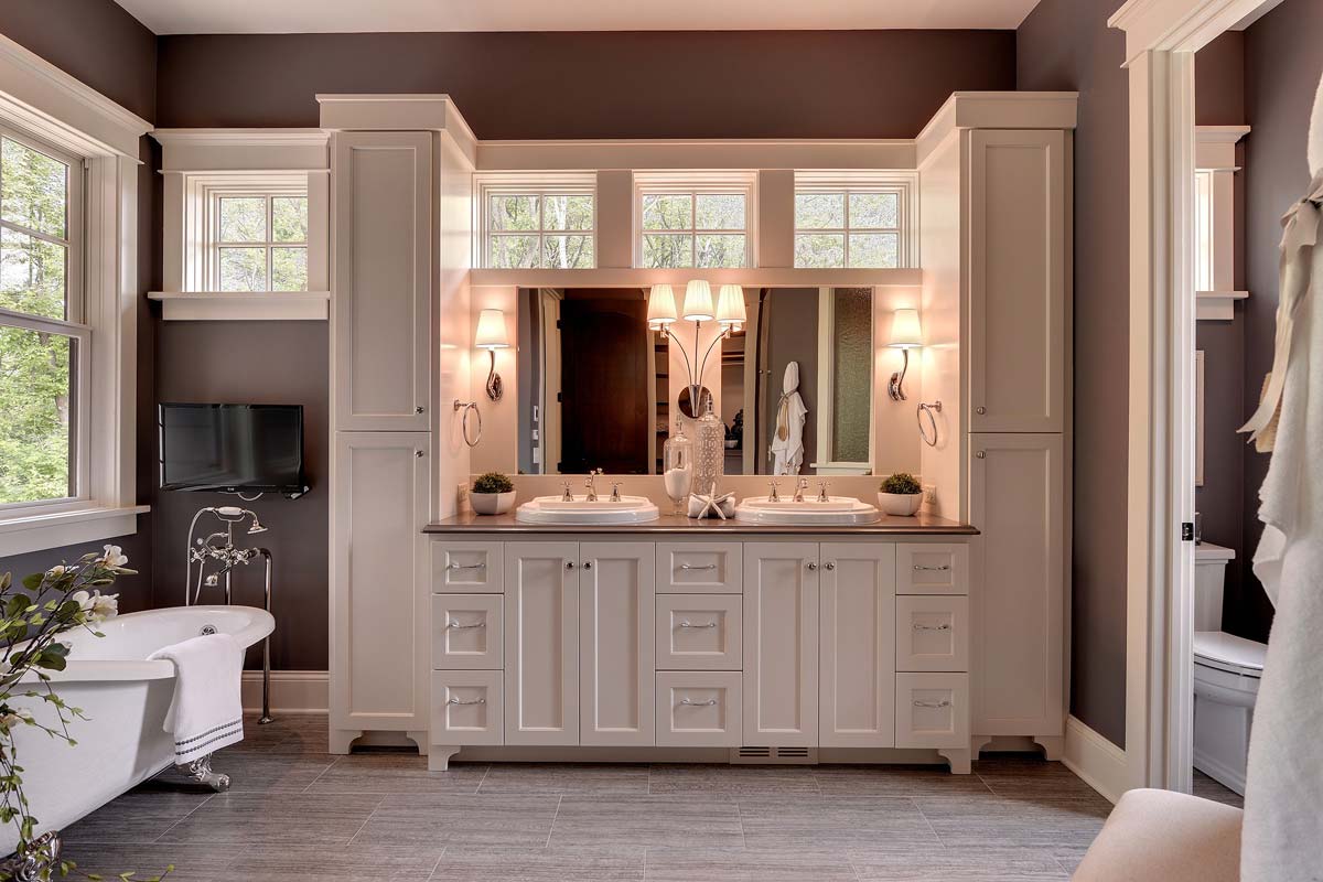 Custom Bathroom Vanity Cabinets Without Tops
